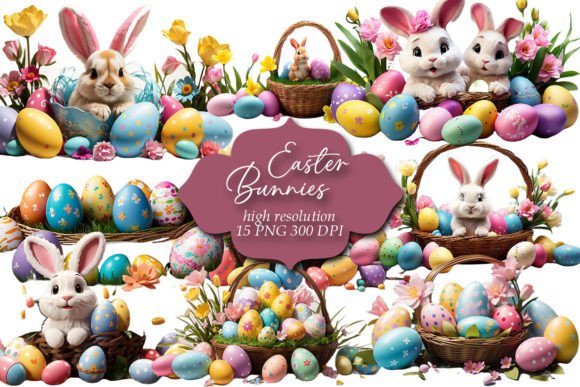 Download Easter Clipart, Easter Bunnies Clip Art - Clip Collection