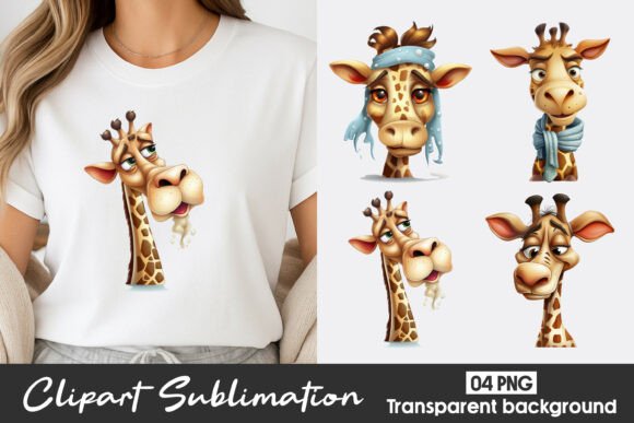 Download Cute Giraffe Watercolor Clipart PNG - Clip Collection
