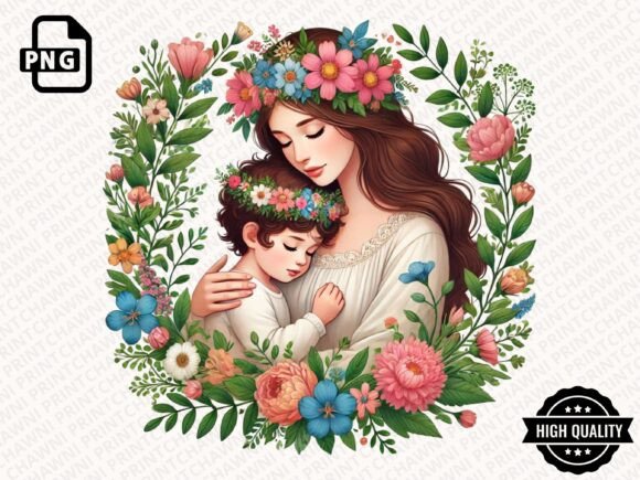Download Watercolor Mother's Day Floral Clipart - Clip Collection