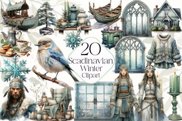 Download Scadinavian Winter Clipart - Clip Collection