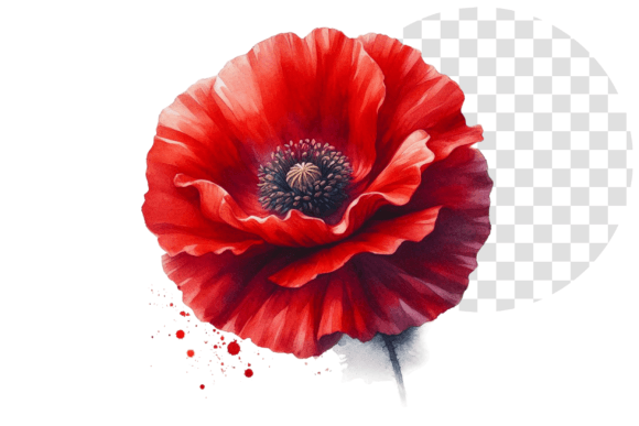 Download Poppify Watercolor Red Poppy Clipart - Clip Collection